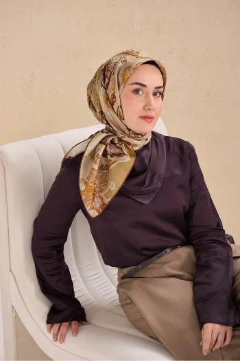 35 Silk Home Twill İpek Eşarp 11512