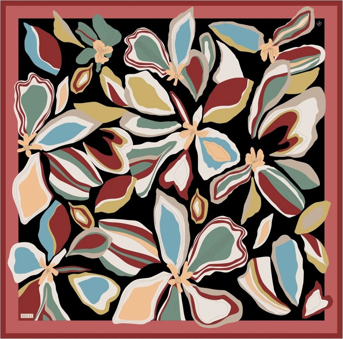 36 Belli Twill İpek Eşarp 4318D