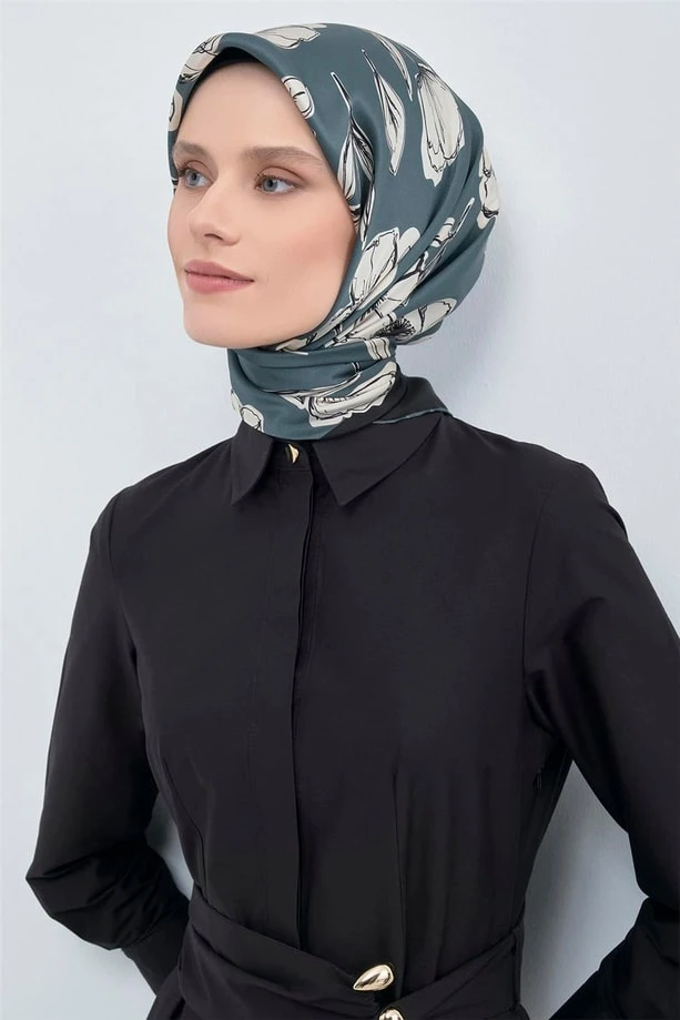 42 Armine Twill İpek Eşarp 9536D