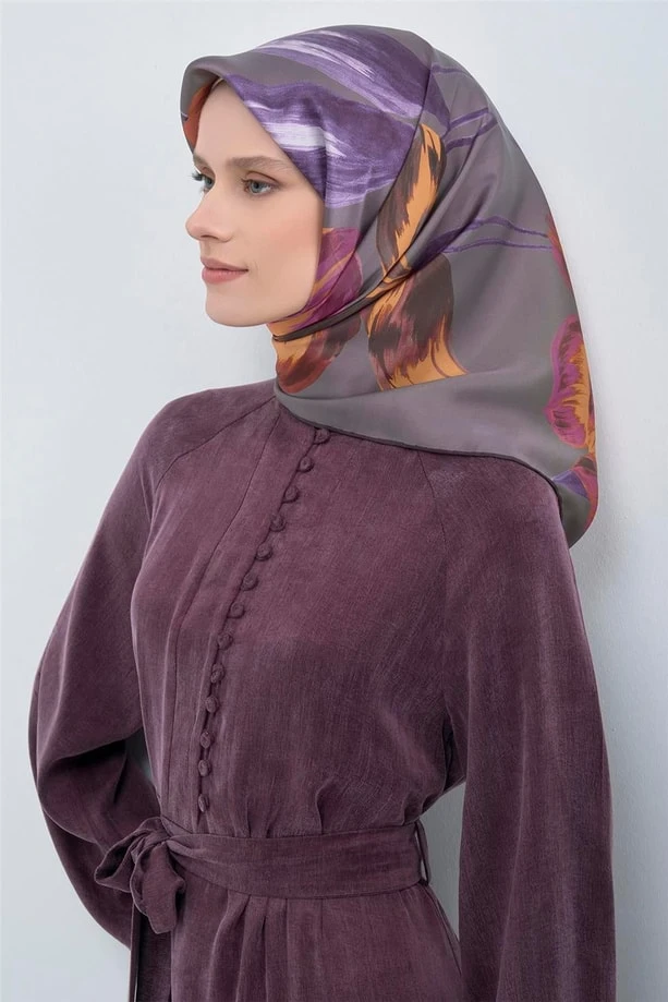 56 Armine Twill İpek Eşarp 9506D