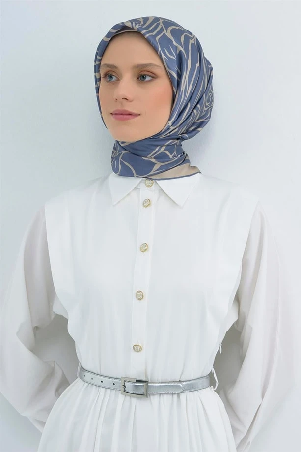 58 Armine Twill İpek Eşarp 9511D