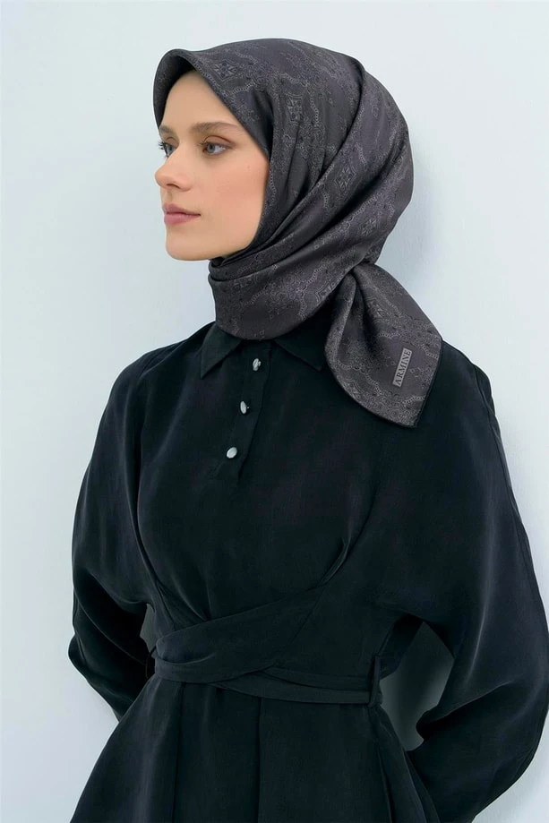 81 Armine Twill İpek Eşarp 9522D