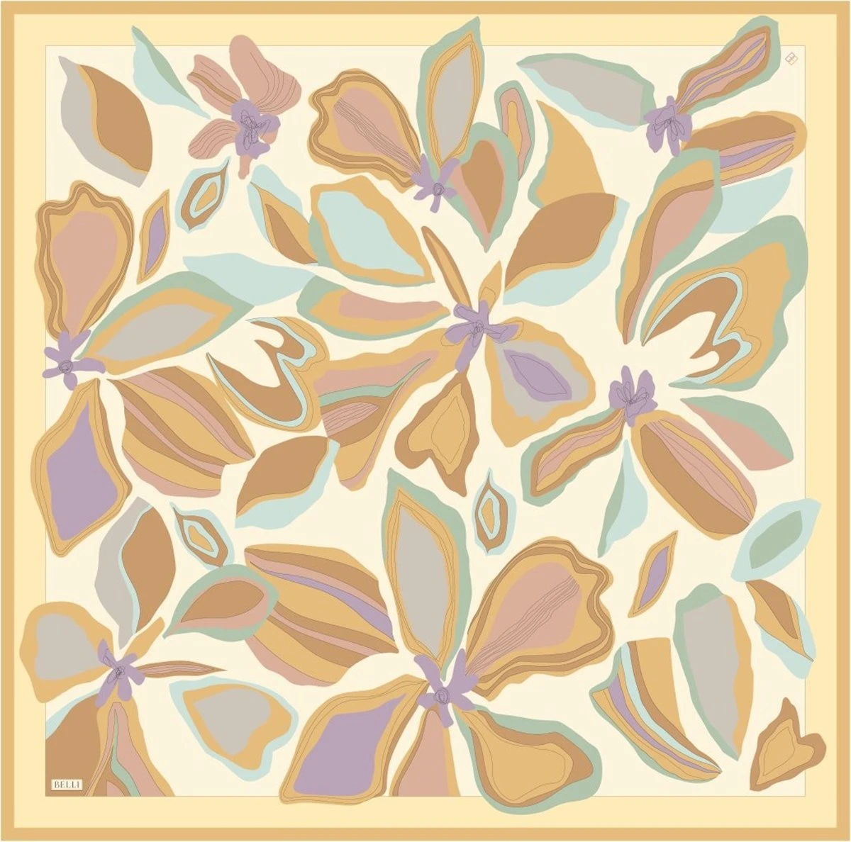 83 Belli Twill İpek Eşarp 4318D