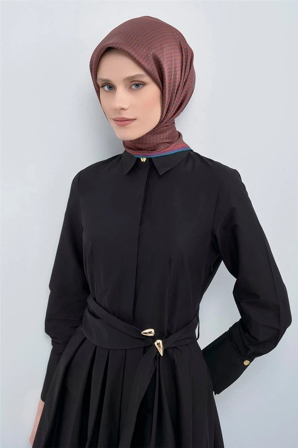 90 Armine Twill İpek Eşarp 9528D