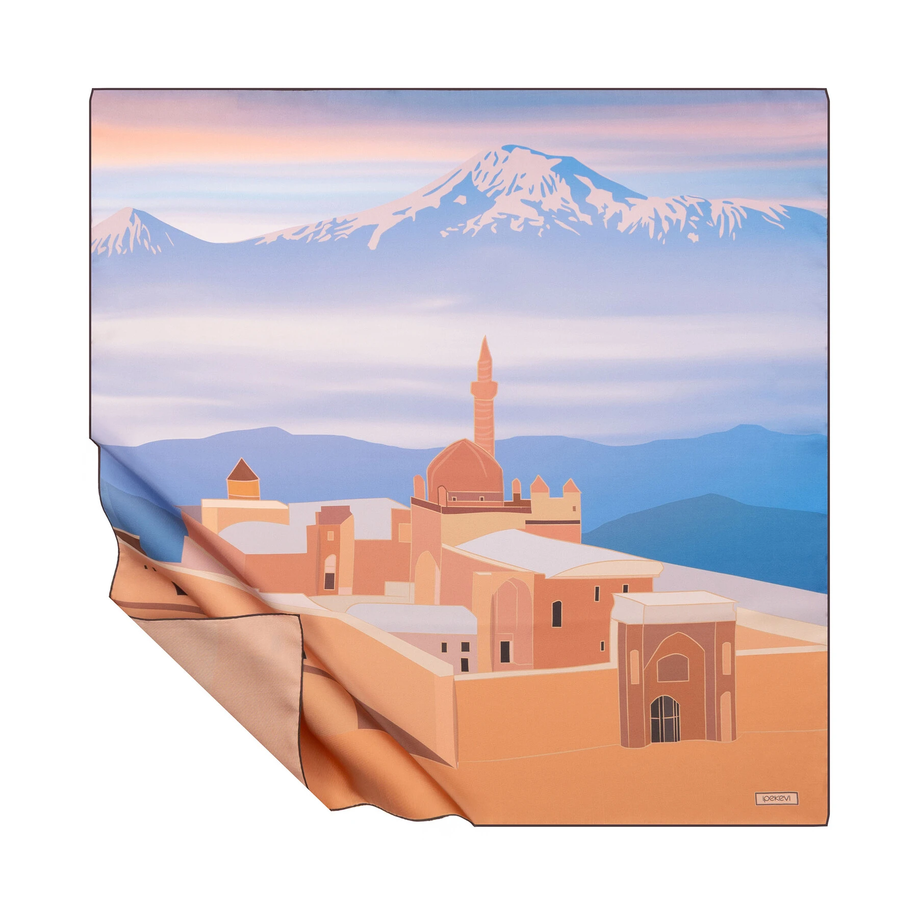 Bal Köpüğü İpekevi İpek Eşarp 1386