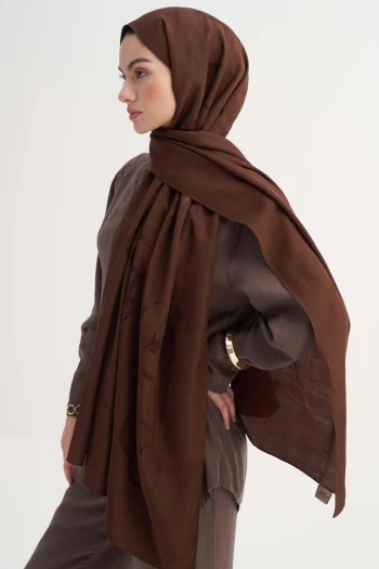 Çikolata Carell Aura Desen Rina Floş Jakar Şal