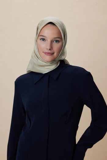 Gold Maisa Farah Mulberry Twill İpek Eşarp