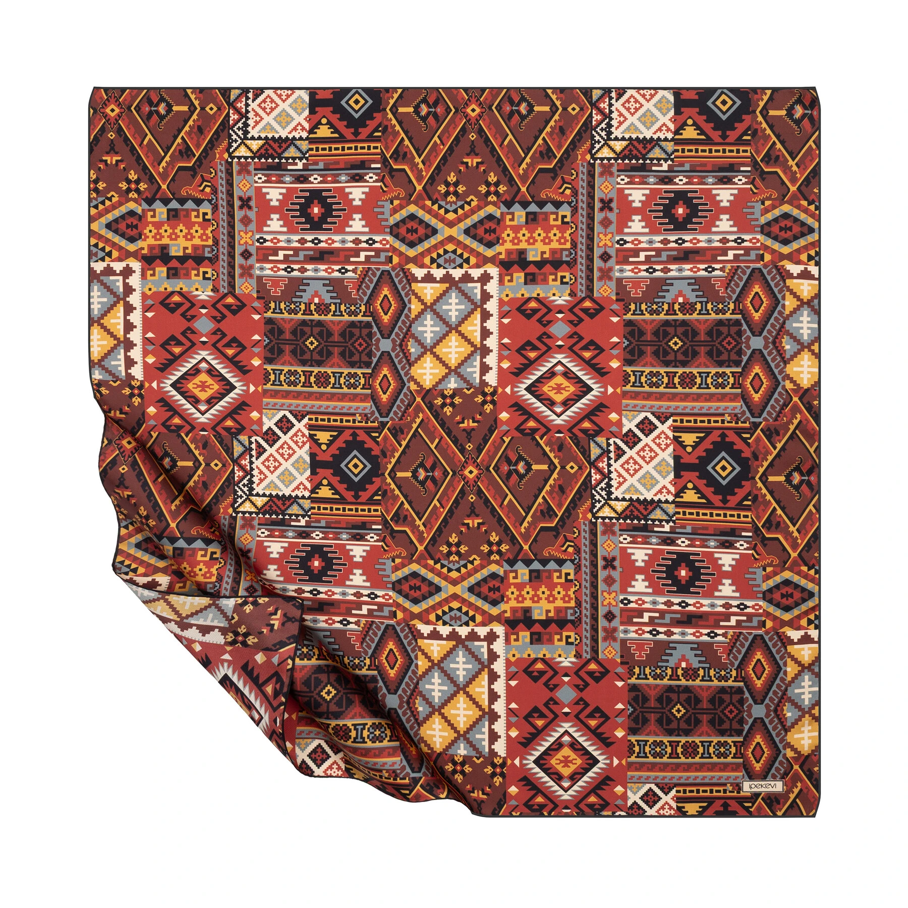 KIZIL BAKIR İpekevi İpek Eşarp 1384