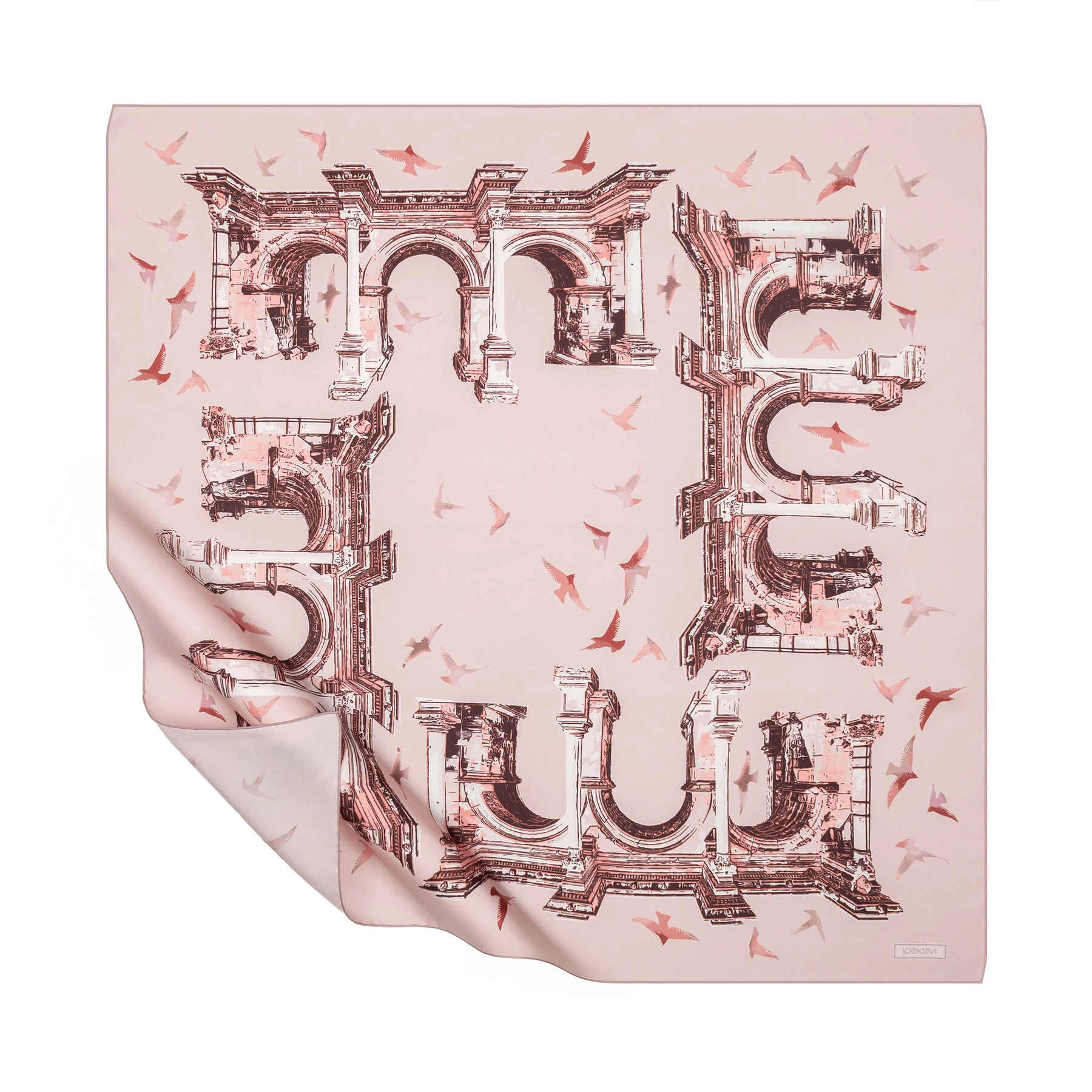 Pudra İpekevi İpek Eşarp 1382