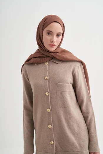 TABA Carell Elenora Monogram Floş Şal