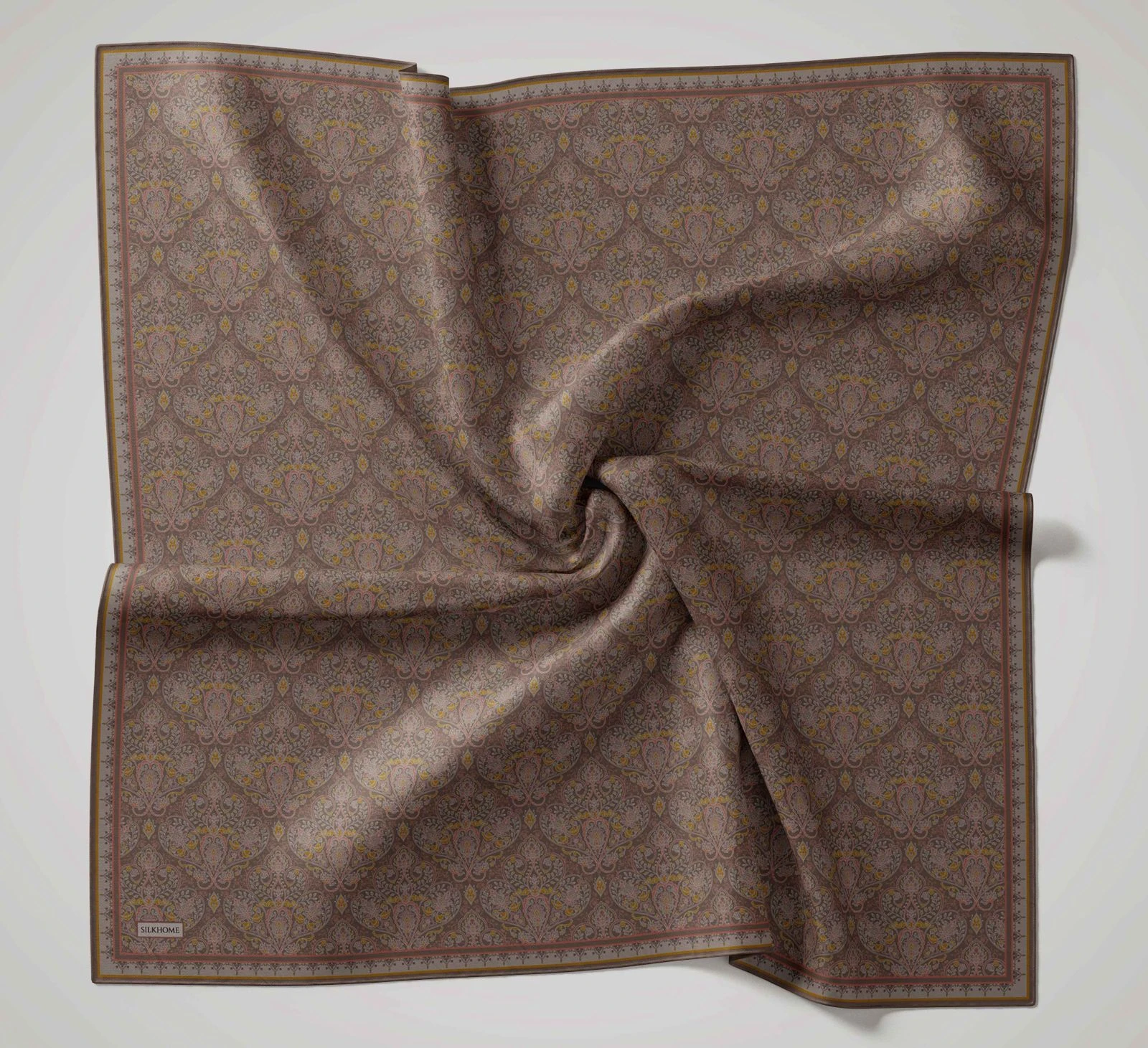 03 Silk Home Taç Desen Soft Eşarp