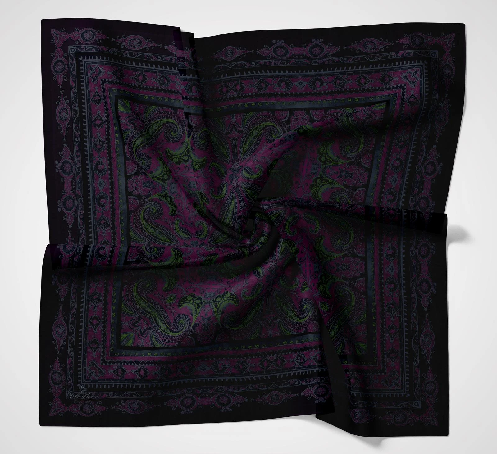 04 Silk Home Otantik Desen Velora Eşarp
