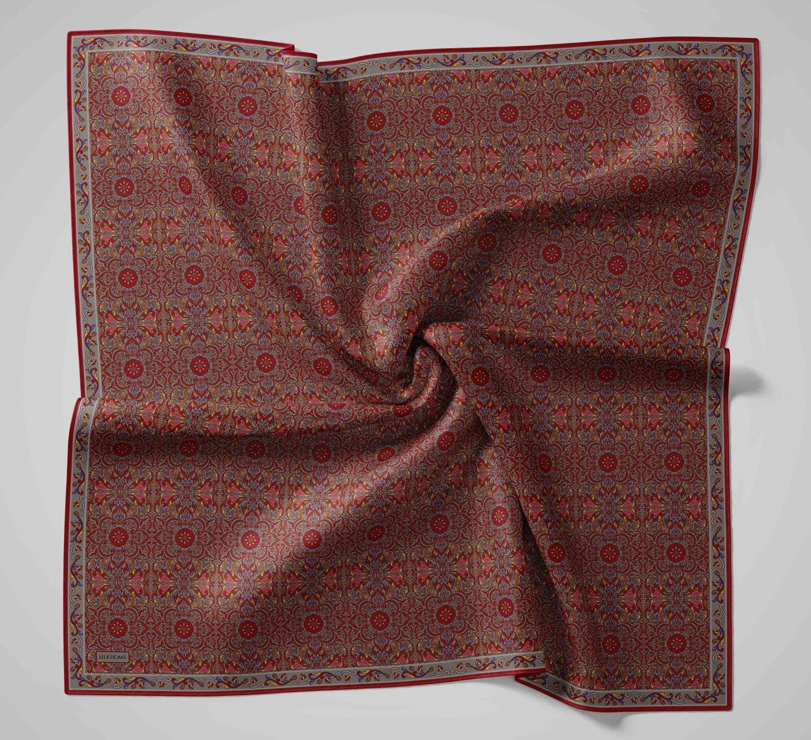 06 Silk Home Yeni Etnik Desen Soft Eşarp