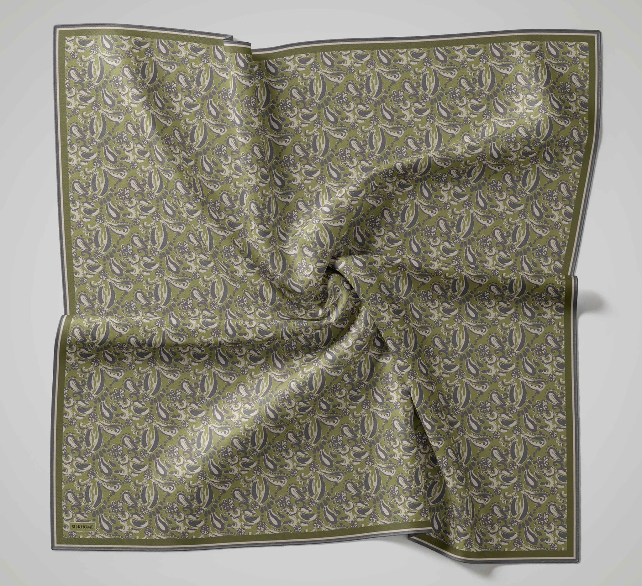 13 Silk Home Yeni Fırça Desen Soft Eşarp