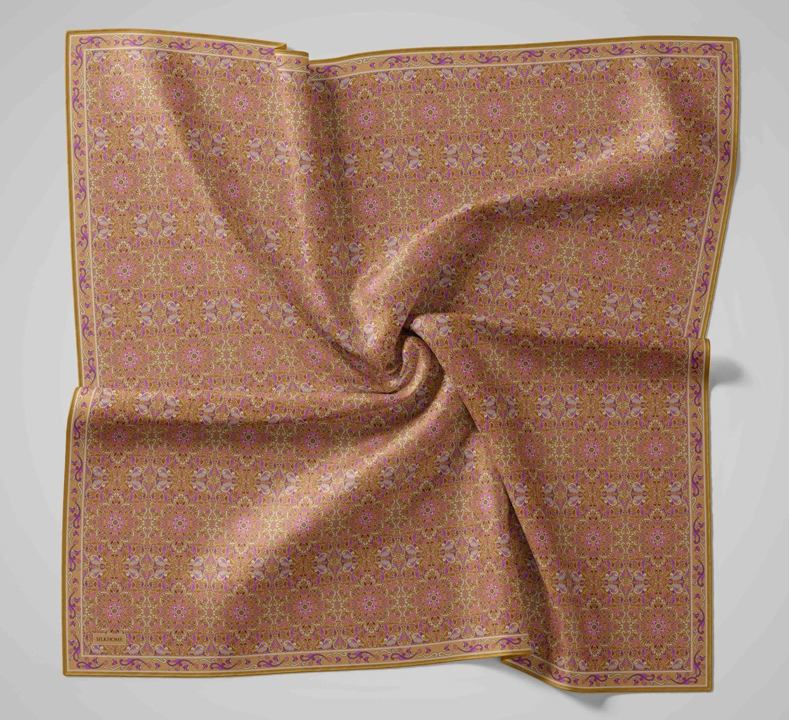 17 Silk Home Yeni Etnik Desen Soft Eşarp