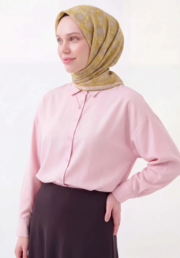 19 Silk Home Taç Desen Soft Eşarp