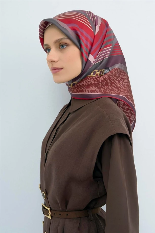36 Armine Twill İpek Eşarp 9521D