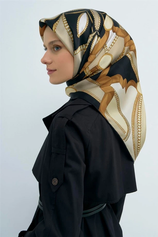 01 Armine Twill İpek Eşarp 9531D