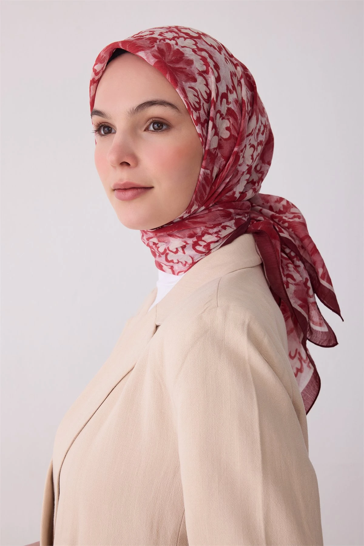 01 Belli Fresh Rozy Eşarp 3335