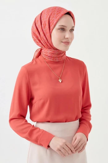 03 Silk Home Desenli Soft Eşarp
