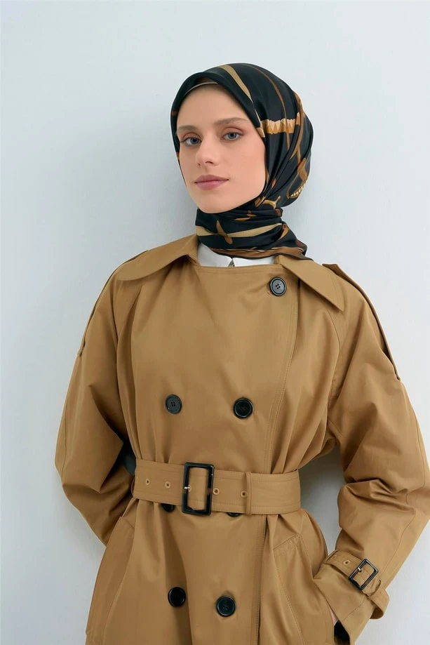 04 Armine Twill İpek Eşarp 9517D