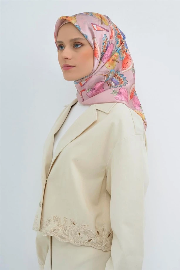 05 Armine Twill İpek Eşarp 9532D