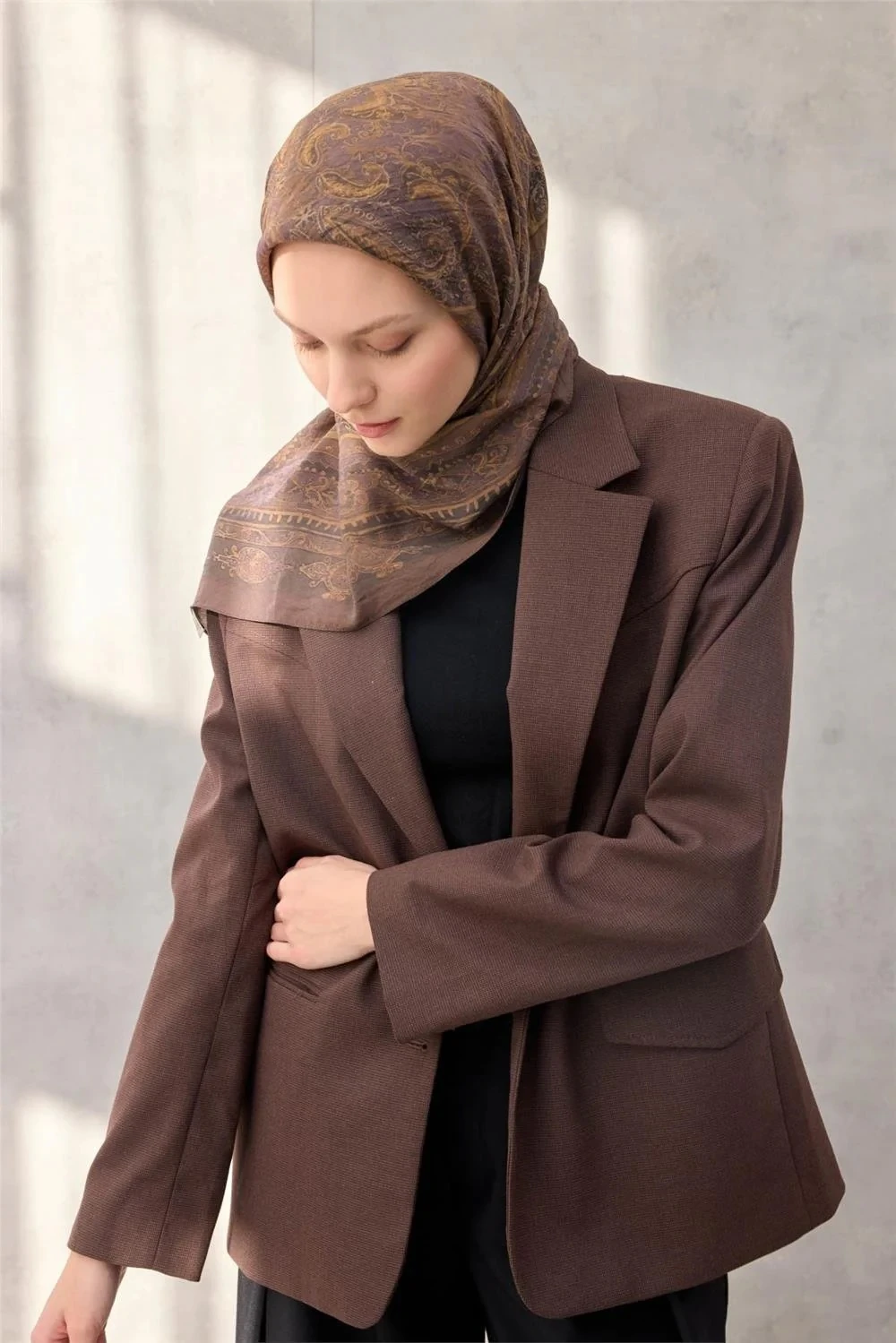 11 Silk Home Otantik Desen Velora Eşarp