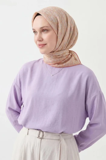 17 Silk Home Desenli Soft Eşarp