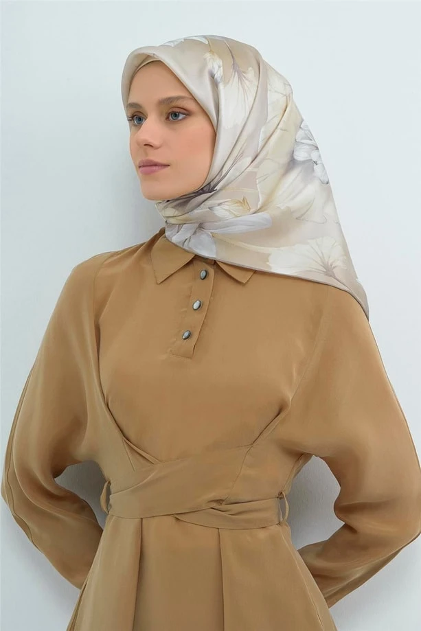 84 Armine Twill İpek Eşarp 9505D