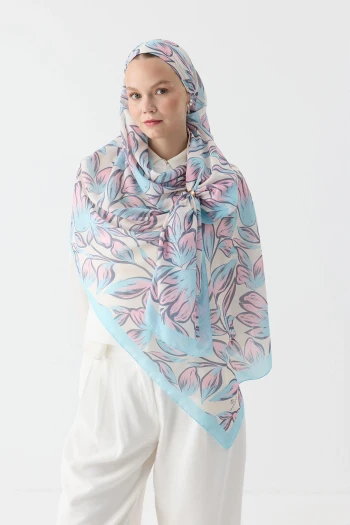 Bebe Mavisi İpekhan Atmosphere Soft Şal 3076