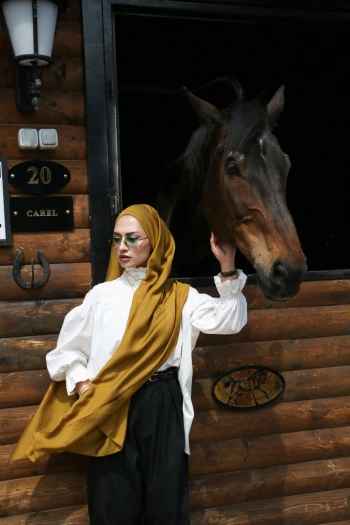 Hardal Fenza Scarf Paris İpeği Şal