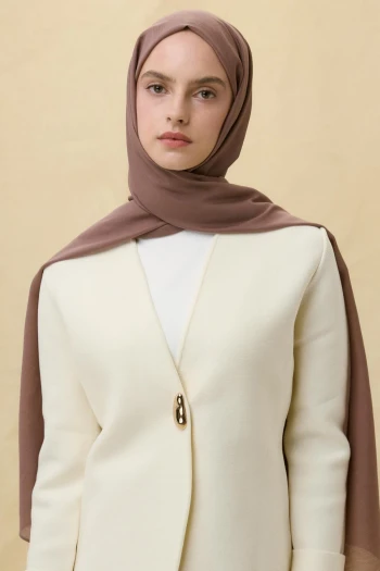 Latte Fenza Scarf Paris İpeği Şal