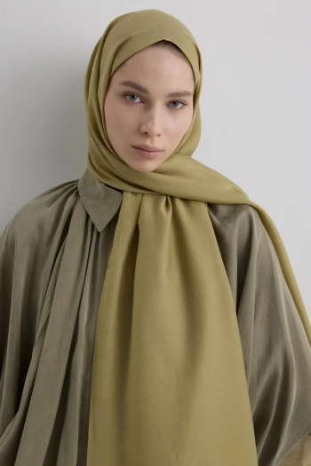 Sedef Yeşili Fenza Scarf Paris İpeği Şal