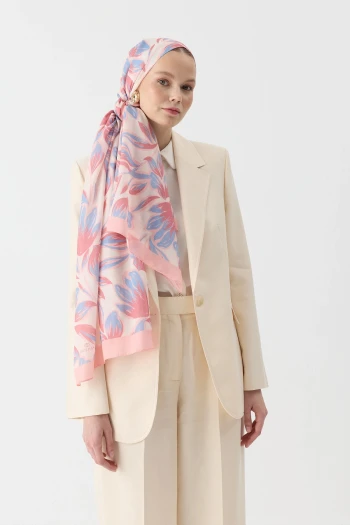 Toz Pembe İpekhan Atmosphere Soft Şal 3076