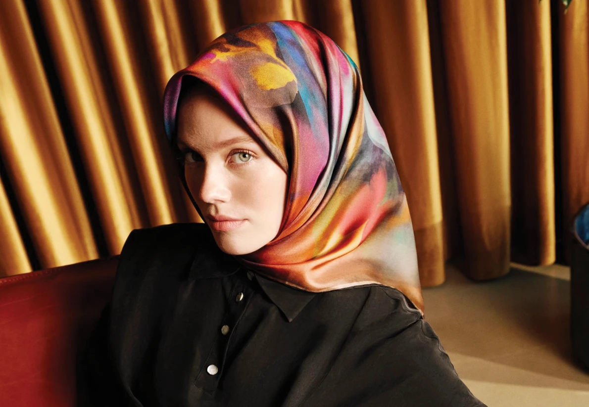 01 Armine Sura İpek Eşarp 9603D