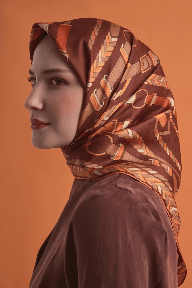 02 Armine Exclusive Jakar Twill İpek Eşarp 9607