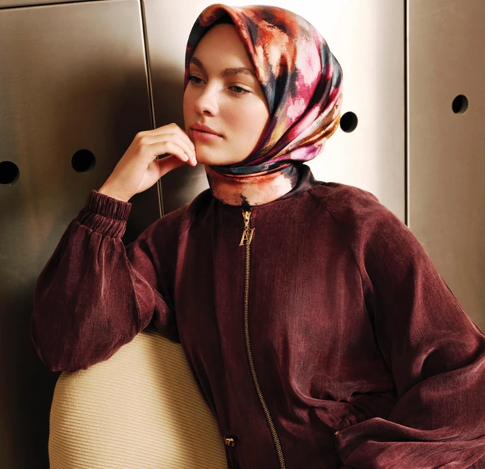 03 Armine Sura İpek Eşarp 9613D