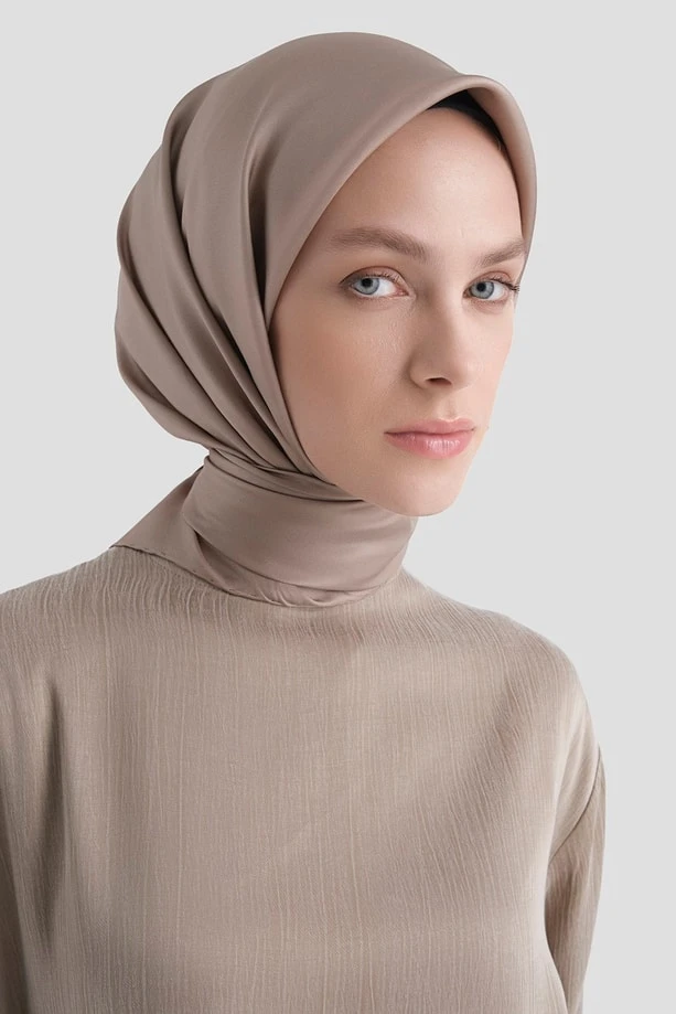 14 Armine Twill Düz Boyalı Eşarp