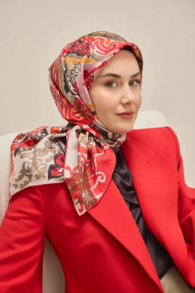 27 Silk Home Twill İpek Eşarp 11512