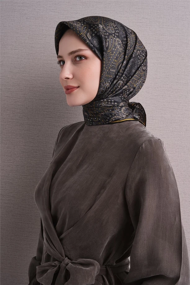 32 Armine Twill İpek Eşarp 9631D