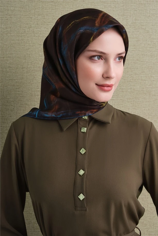 33 Armine Sura İpek Eşarp 9602D