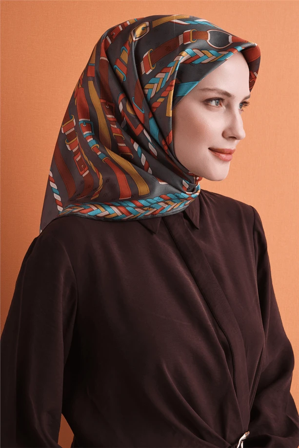 36 Armine Exclusive Jakar Twill İpek Eşarp 9607