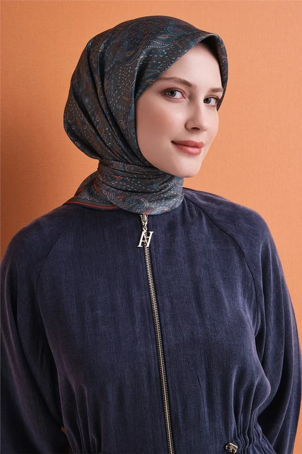 53 Armine Twill İpek Eşarp 9631D