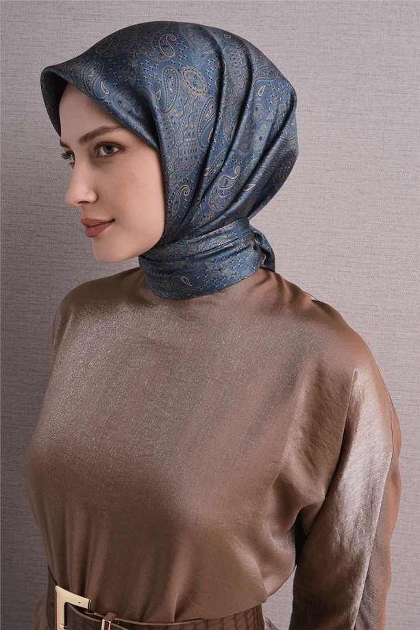 80 Armine Twill İpek Eşarp 9631D