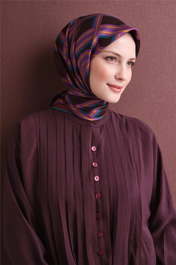 84 Armine Twill İpek Eşarp 9614D