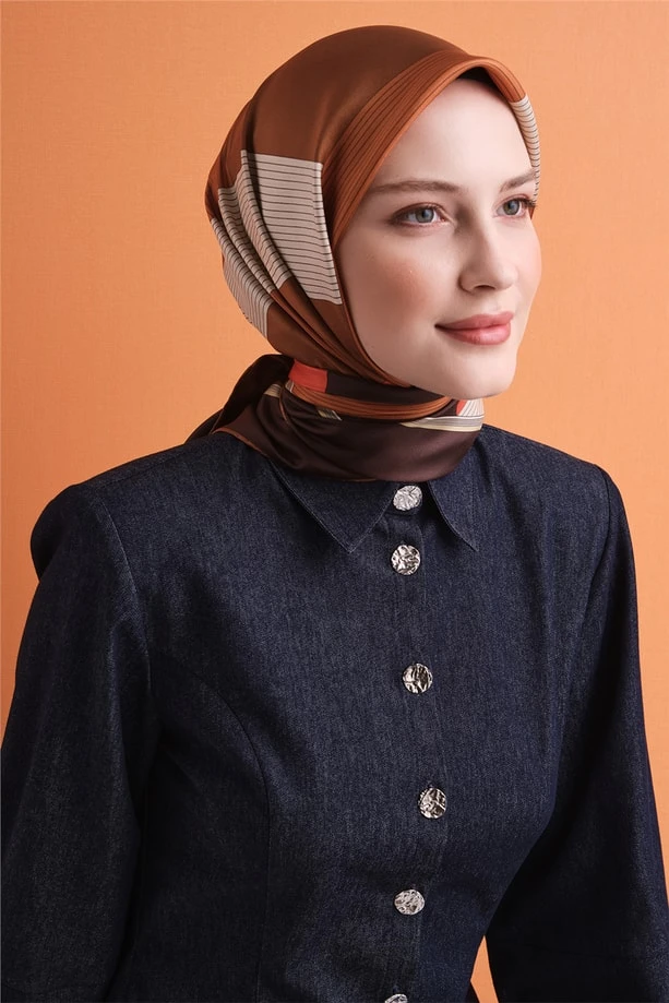 86 Armine Twill İpek Eşarp 9610D
