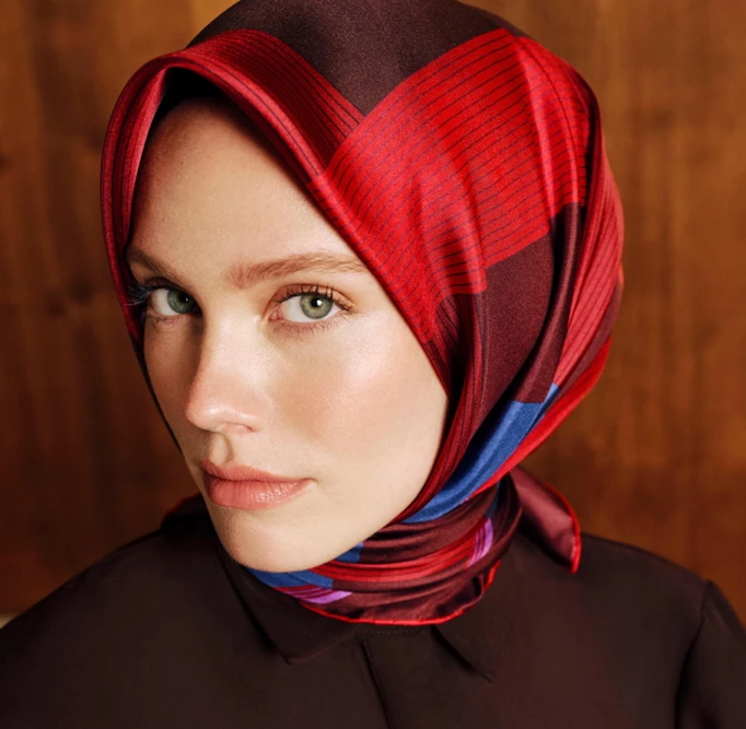 89 Armine Twill İpek Eşarp 9610D