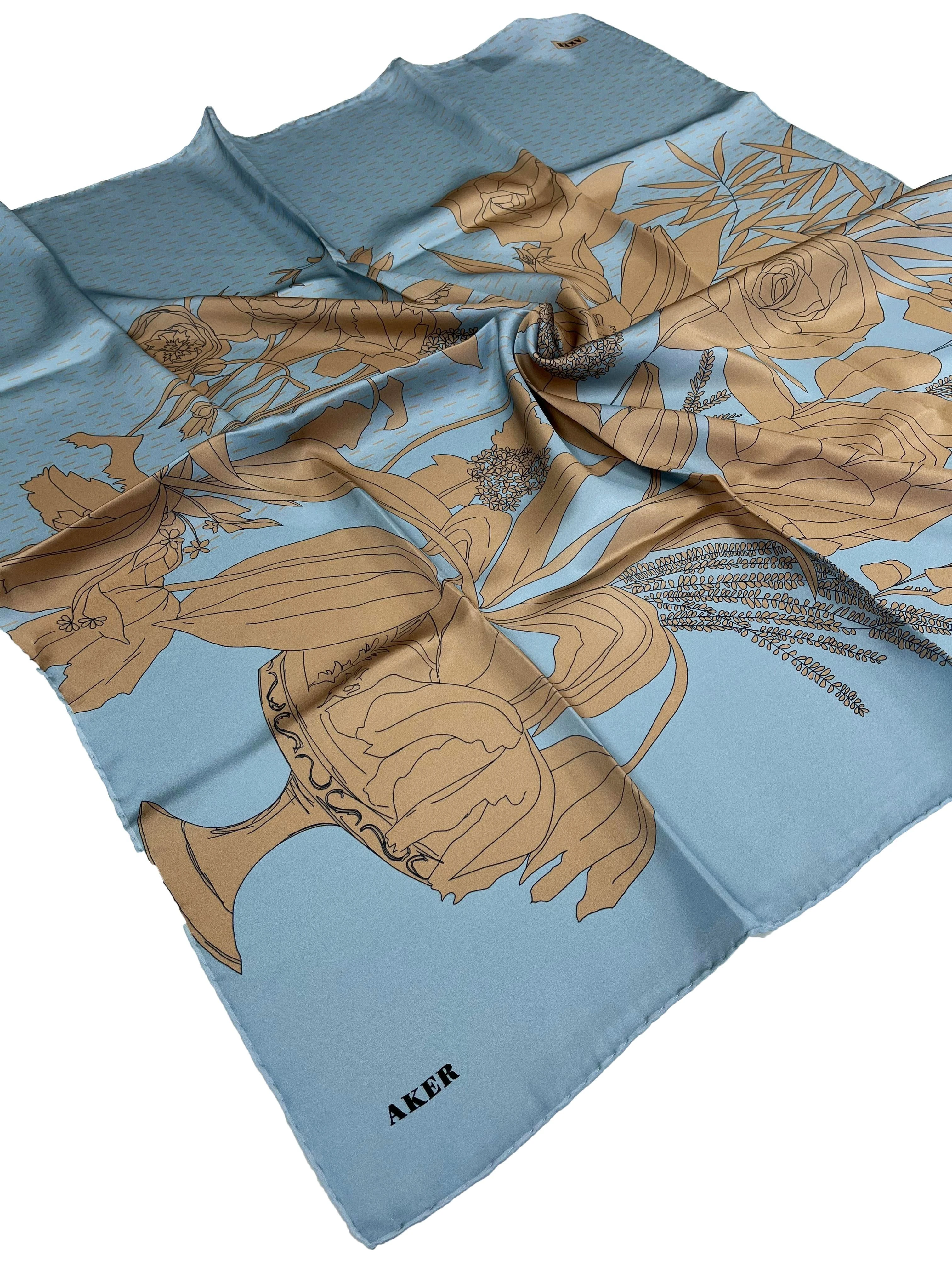 922 Aker Twill İpek Eşarp 9170713