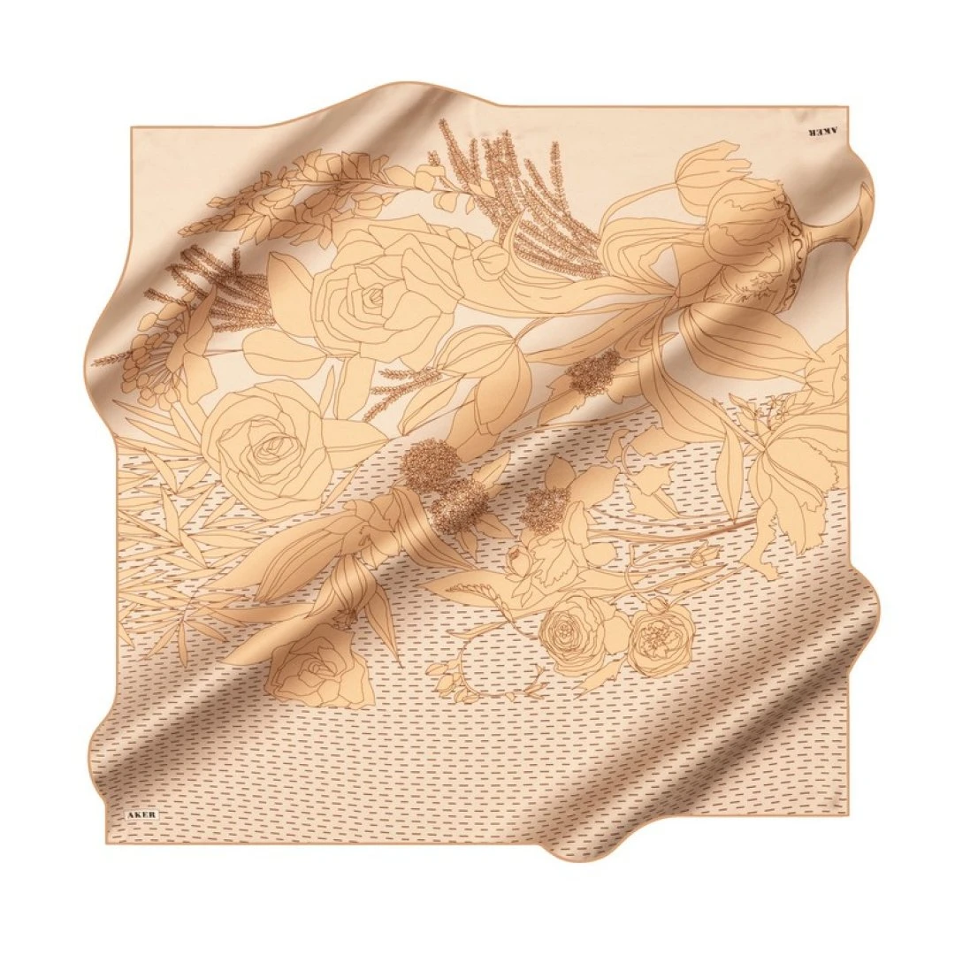 931 Aker Twill İpek Eşarp 9170713