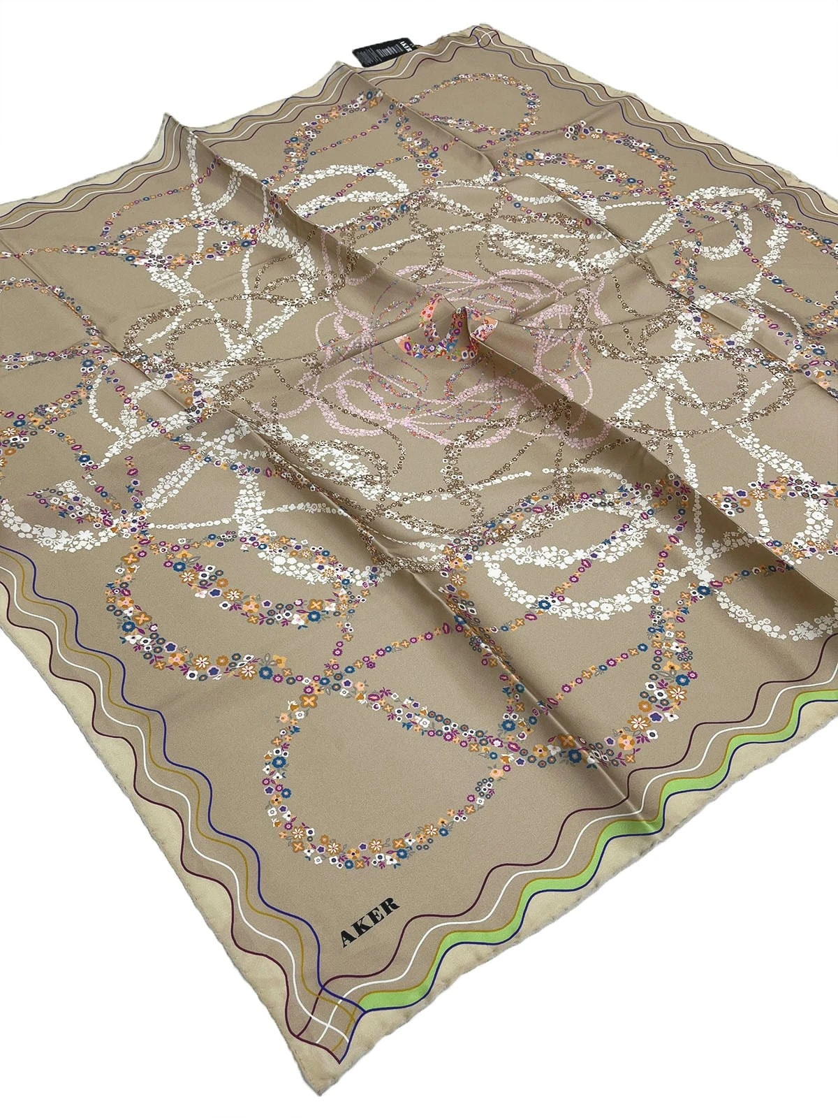 932 Aker Twill İpek Eşarp 9122713